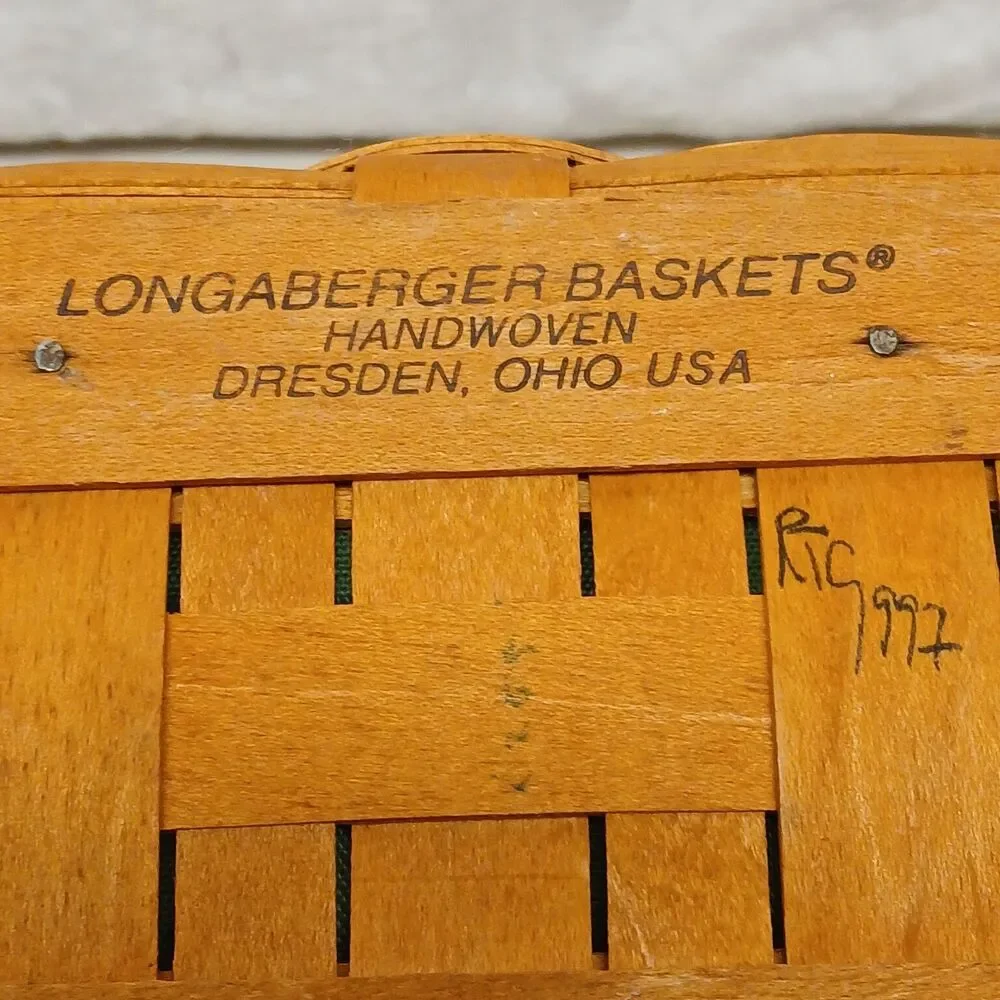 Longaberger fellowship basket